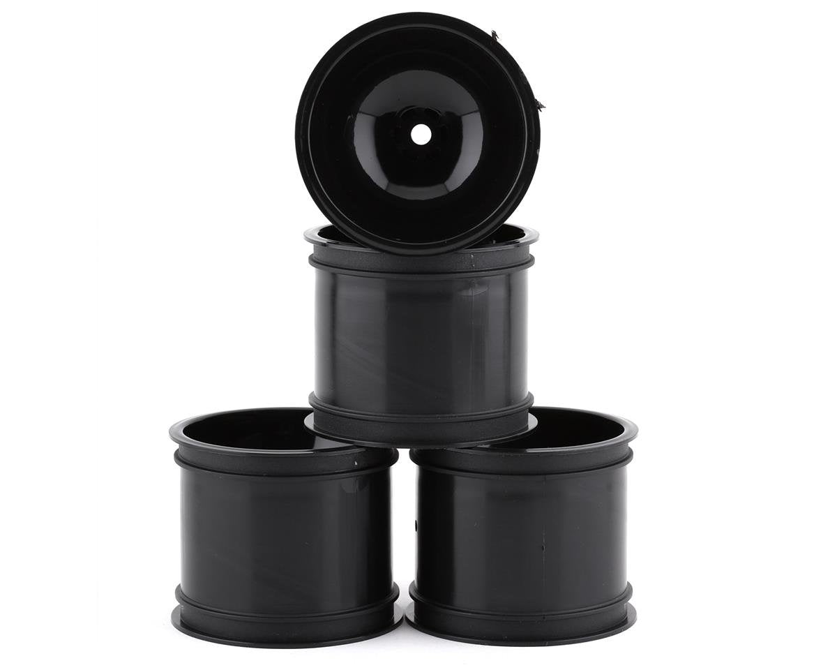 JConcepts 12mm Hex 2.2" Super Dish Front Wheel (Black) (4) (JCO3417B)
