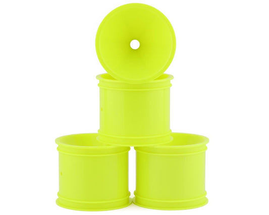 JConcepts 2.2" Bearing Front Stadium Truck Wheels (Yellow) (4) (RC10T/T2/T3/GT) (JCO3418Y)