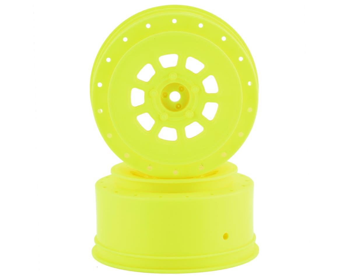 JConcepts 9-shot Short Course Wheels w/3mm Offset (2) (Yellow) (JCO3420Y)