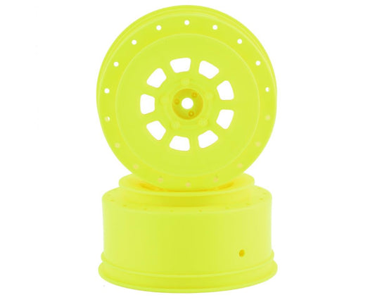 JConcepts 9-shot Short Course Wheels w/3mm Offset (2) (Yellow) (JCO3420Y)