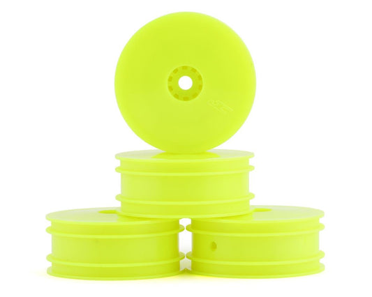 JConcepts Losi Mini-B Front Mono Wheel Set (Yellow) (4) (JCO3424Y)