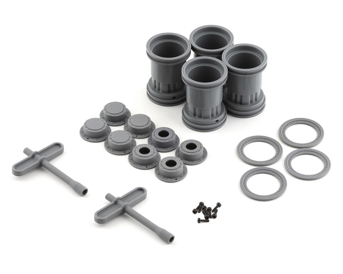 JConcepts Tribute 1/24th Mini Monster Truck Wheels (Grey) (4) (JCO3442G)
