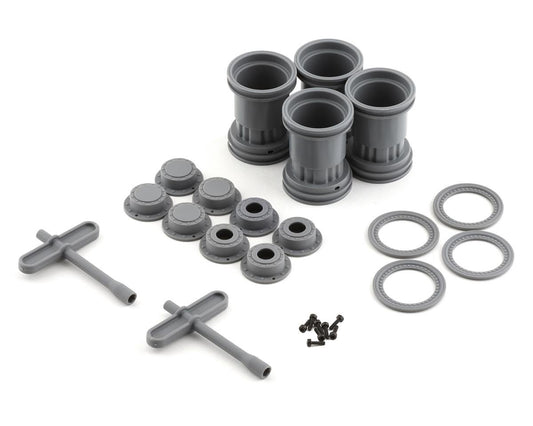 JConcepts Tribute 1/24th Mini Monster Truck Wheels (Grey) (4) (JCO3442G)