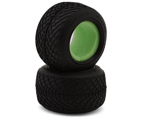JConcepts Mini-B/Mini-T Ellipse Rear Off-Road Tires (2) (Green) (JCO4004-02)