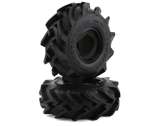 JConcepts Fling King 1.9" Rock Crawler Tires (2) (Green) (JCO4008-02)