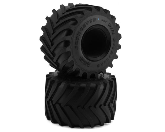 JConcepts Golden 73's Monster Truck Tires (7.3") (Blue) (JCO4037-01)