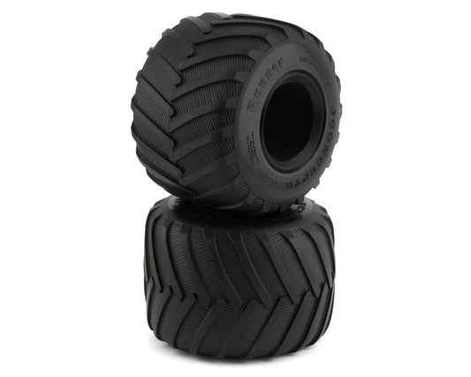 JConcepts Firestorm Runner 2.6" Monster Truck Tires (2) (Blue) (JCO4044-01)