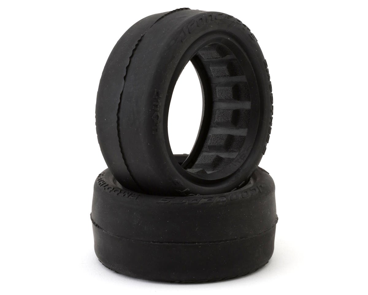 JConcepts Smoothie 2 "Thick Sidewall" 2.2" 2WD Front Buggy Tires (2) (Silver) (JCO4047-06)