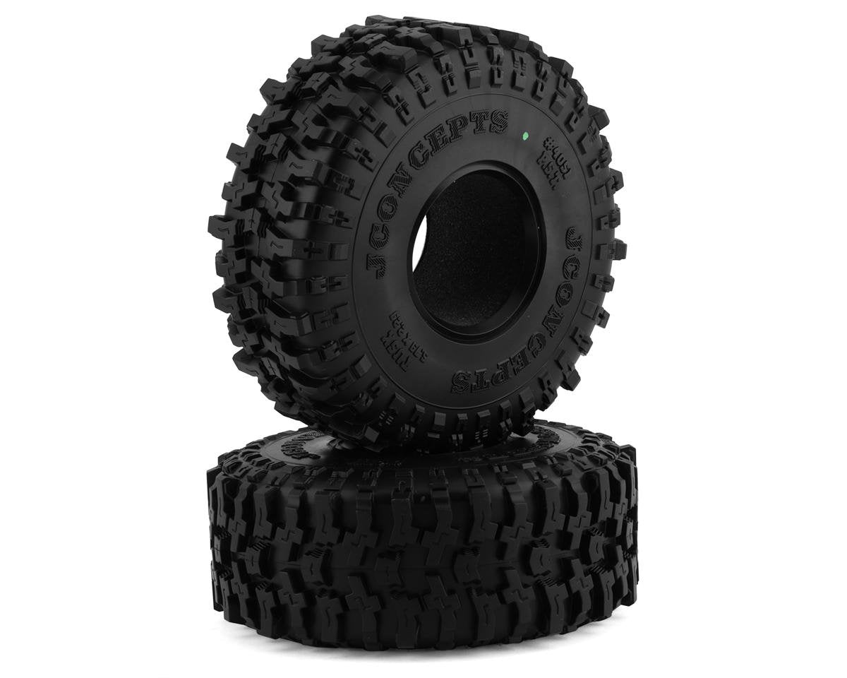 JConcepts Tusk 2.2" All Terrain Rock Crawler Tires (2) (Green) (JCO4051-02)