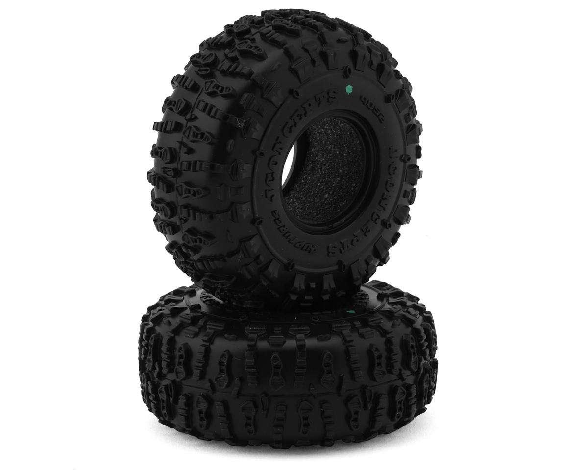 JConcepts Ruptures 1.0" Micro Crawler Tires (63mm OD) (2) (Green) (4052-02)