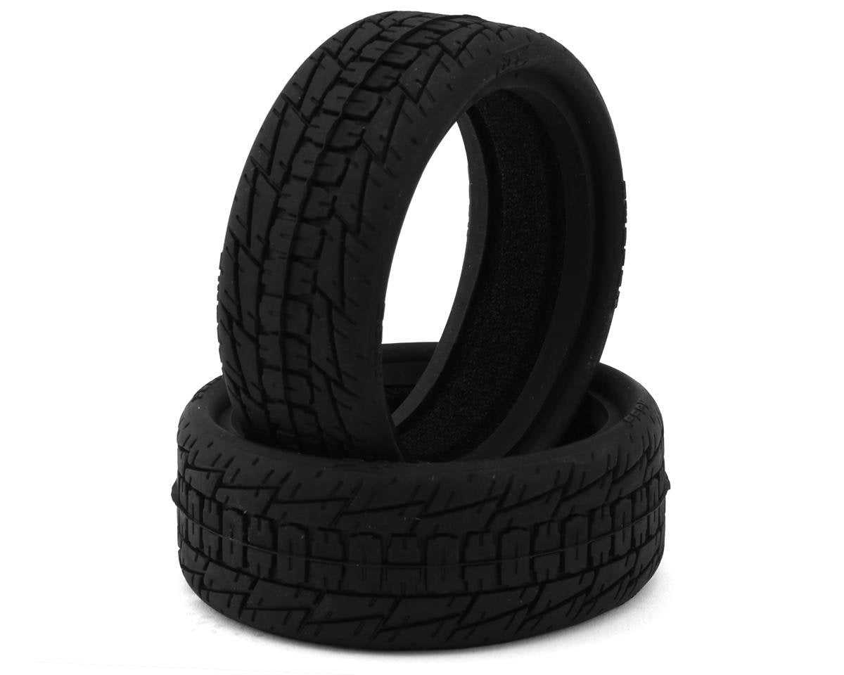 JConcepts Swiper LP 2.2" 2WD Front Buggy Dirt Oval Tires (2) (Silver) (JCO4055-06)