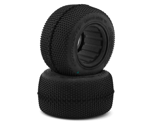 JConcepts Double Dee's V2 2.2" 1/10 Stadium Truck Tires (2) (Green) (JCO4063-02)