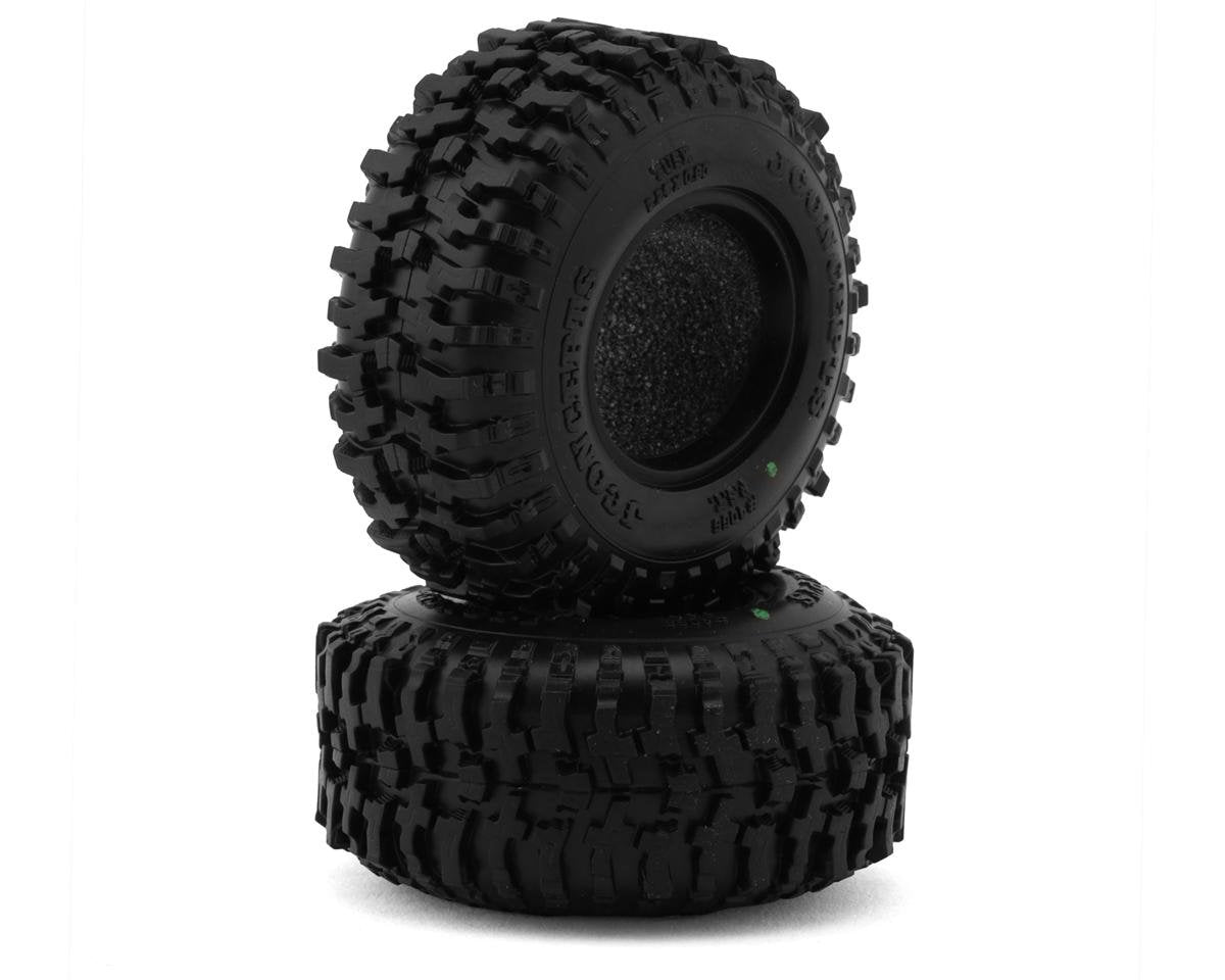 JConcepts Tusk 1.0" All Terrain Crawler Tires (2) (2.25Ó) (Green) (JCO4066-02)