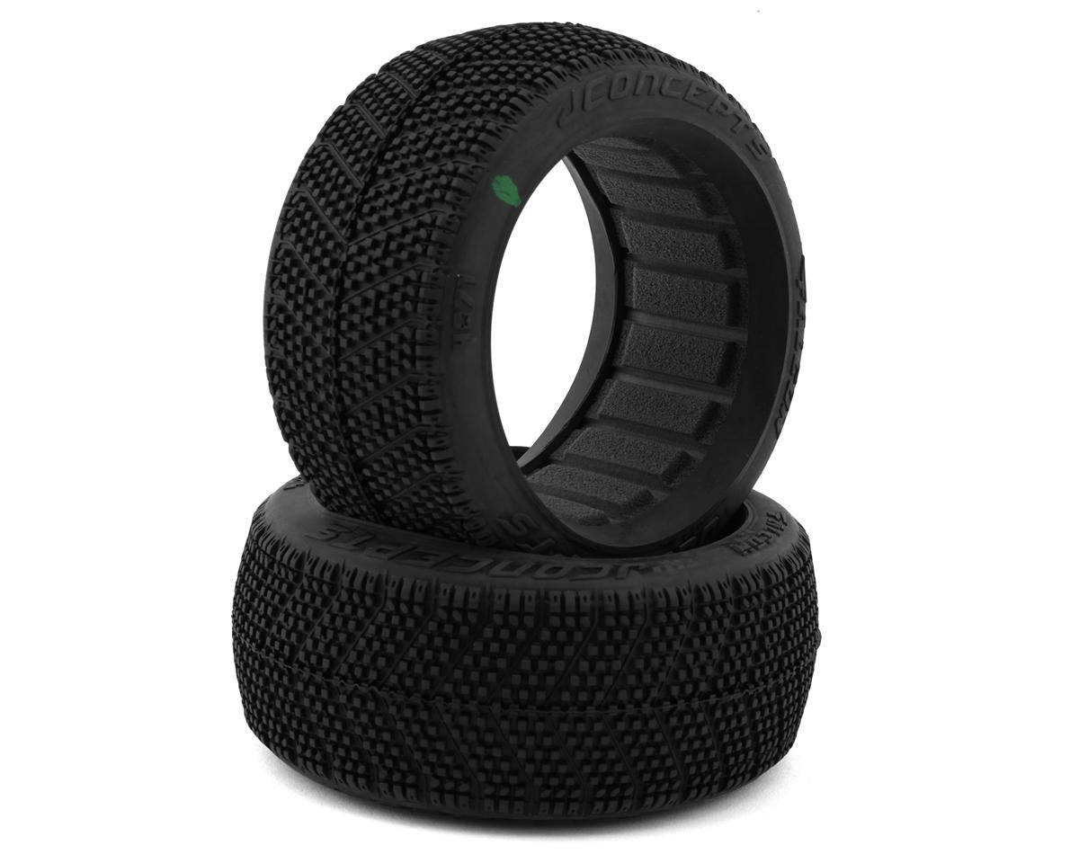 JConcepts Falcon 1/8 Off-Road Buggy Tires (2) (Green) (JCO4071-02)