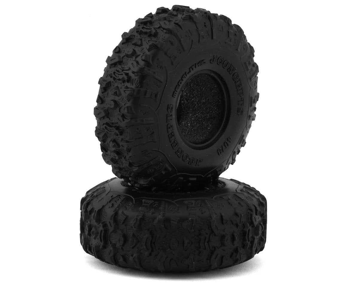 JConcepts Megalithic 1.0" Micro Crawler Tires (2) (63mm OD) (Green) (JCO4079-02)