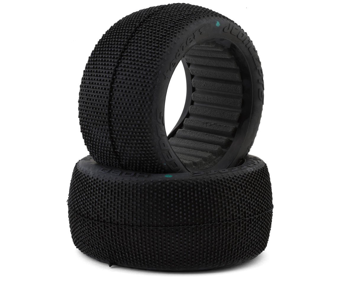 JConcepts Teazers 4.0" 1/8 Off-Road Truggy Tires (2) (Green) (JCO4080-02)