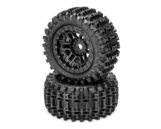 JConcepts Magma Pre-Mounted Monster Truck Tires (Black) (2) w/17mm Hex (JCO4088-39912)