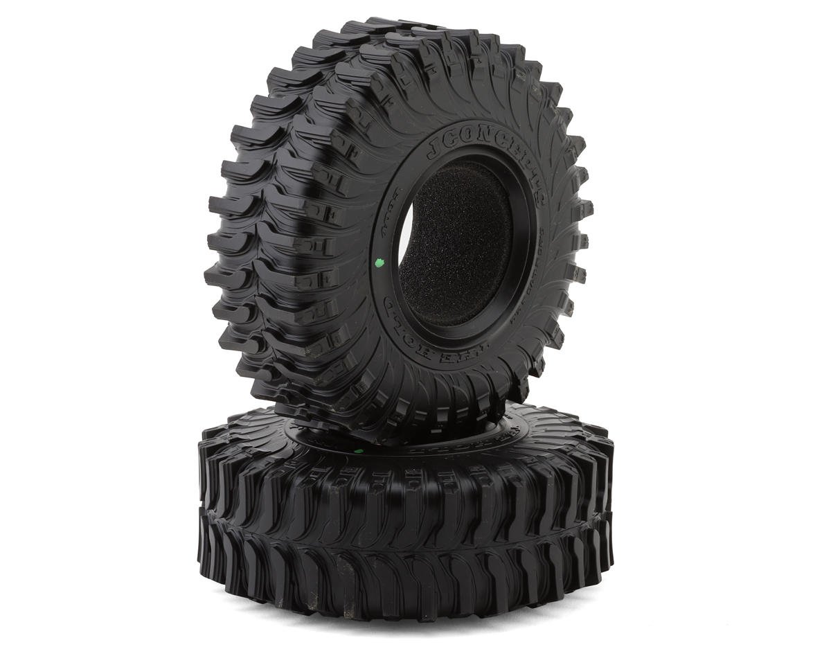 JConcepts The Hold 2.2" 1/10 Rock Crawler Tires (2) (5.25" - Class 3) (Green) (JCO4093-02)
