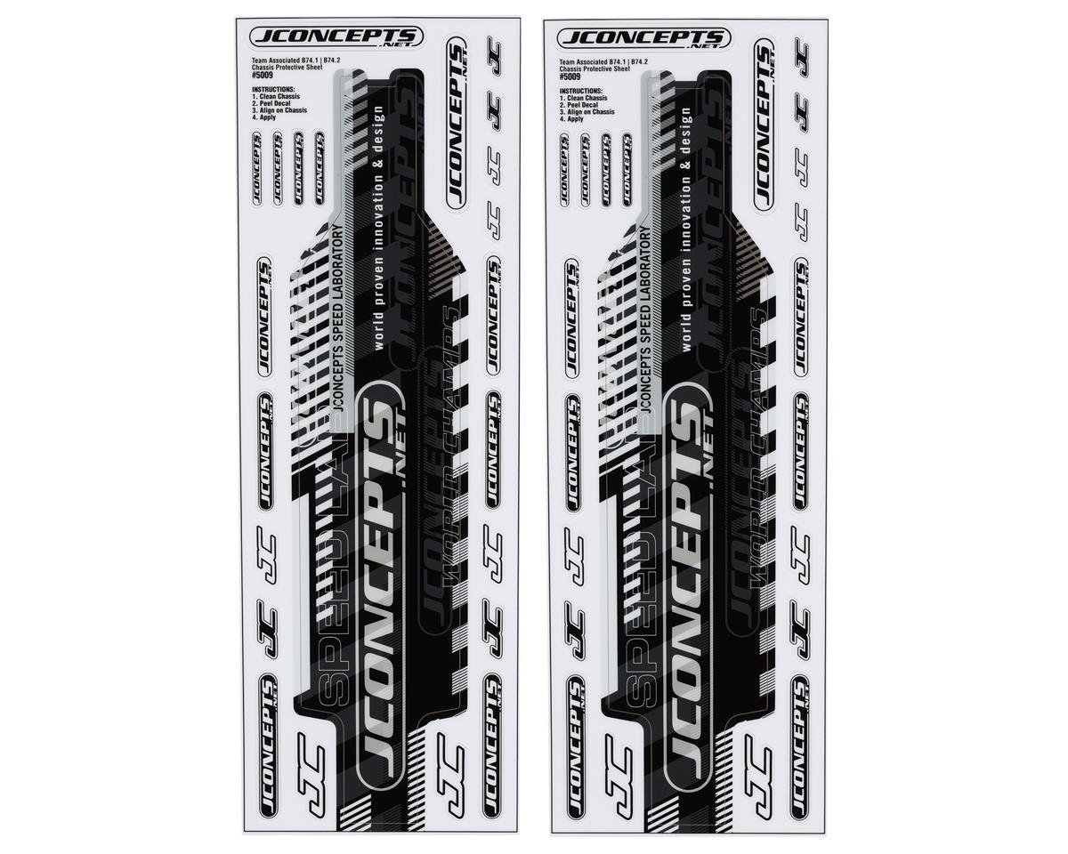 JConcepts Associated B74.2/B74.2D Precut Chassis Protective Sheet (2) (JCO5009)