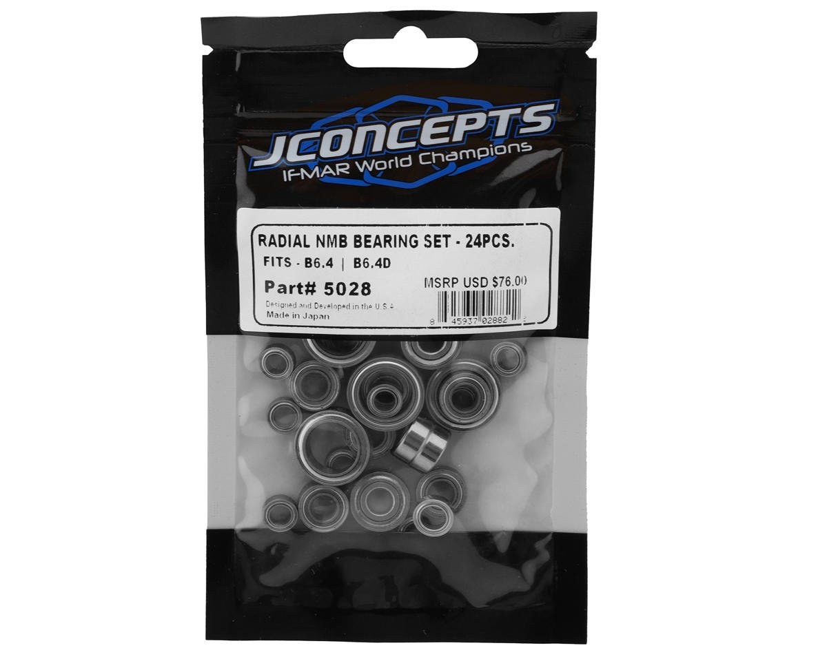 JConcepts Team Associated Radial NMB Bearing Set (B6.4/T6.4/SC6.4) (JCO5028)
