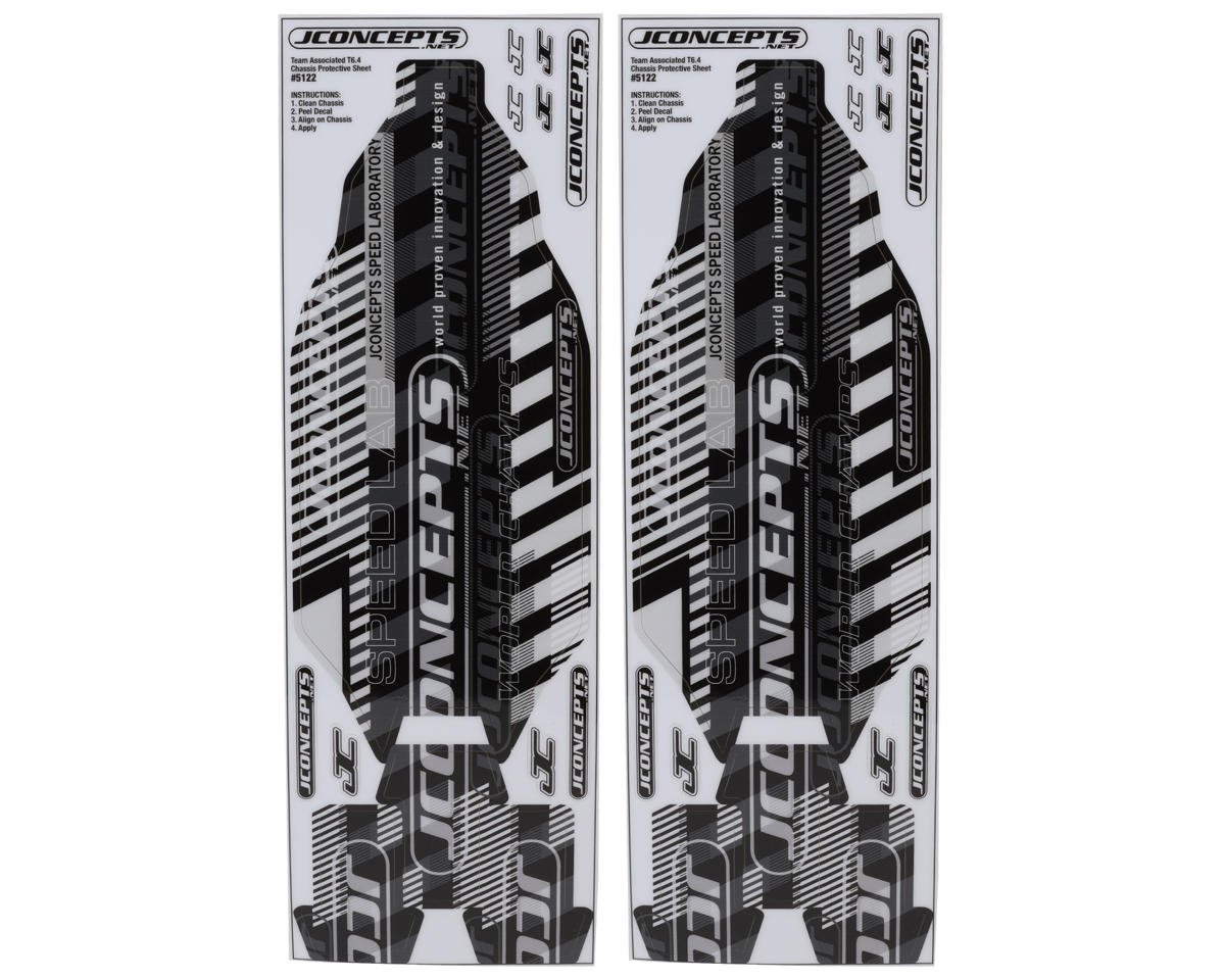 JConcepts Team Associated RC10T6.4 Precut Chassis Protective Sheets (2) (JCO5122)