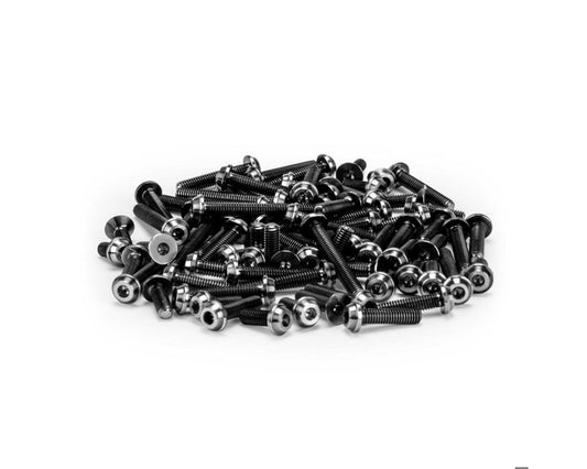 JConcepts RC10 B7/B7D Titanium Upper Screw Set (Black) (77) (JCO5138-2)