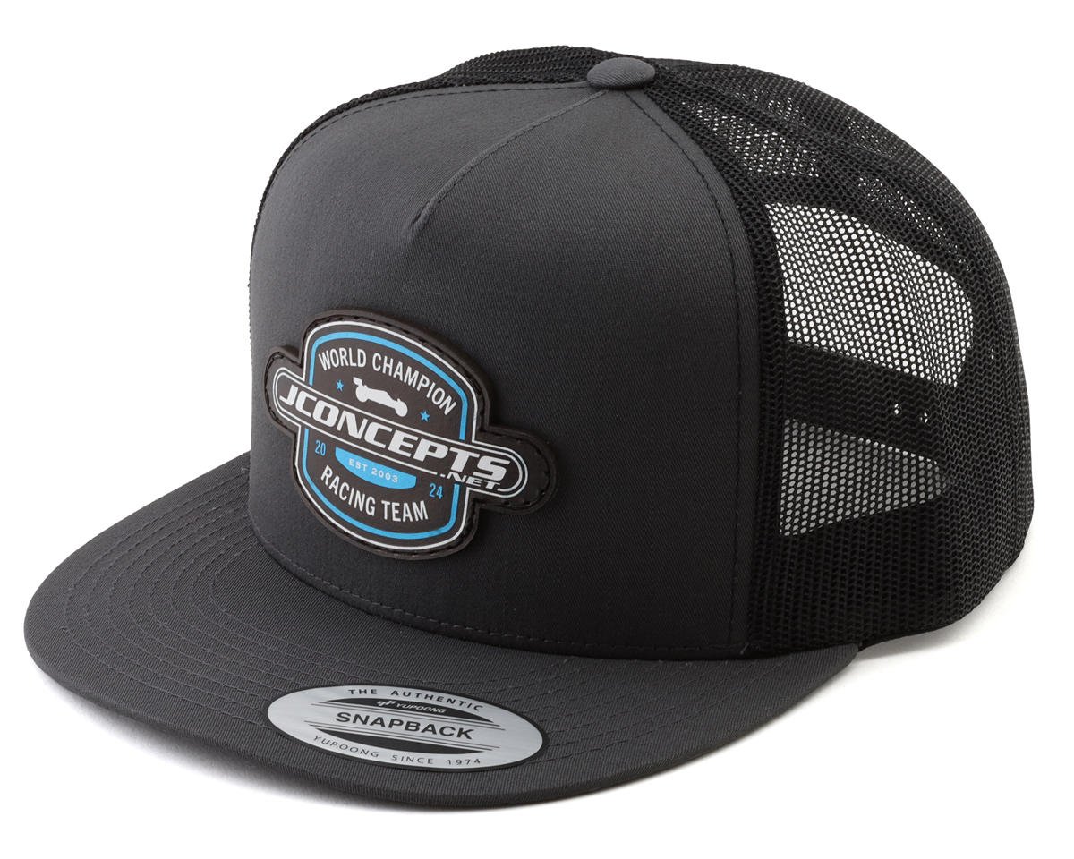 JConcepts "2024 Ever" Snapback Flatbill Hat (Grey) (One Size Fits Most) (JCO5148)