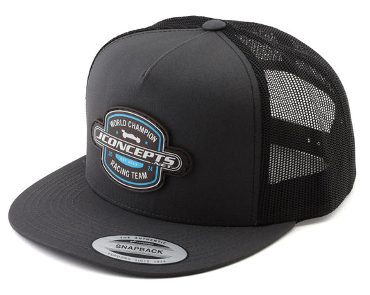 JConcepts "2024 Ever" Snapback Flatbill Hat (Grey) (One Size Fits Most) (JCO5148)