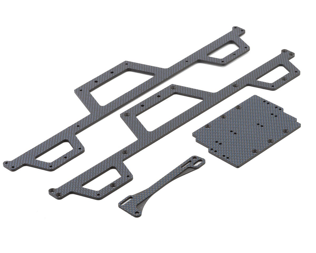 JConcepts Carbon Fiber Regulator Chassis Conversion Set (Blue) (JCO51531)