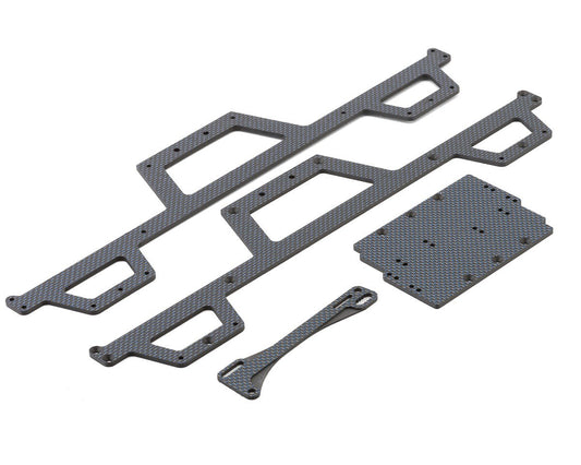 JConcepts Carbon Fiber Regulator Chassis Conversion Set (Blue) (JCO51531)