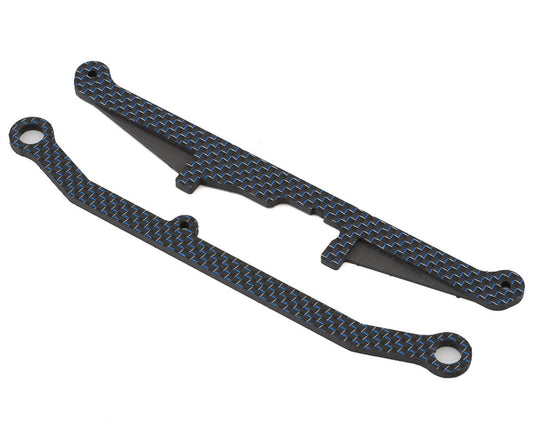 JConcepts Regulator Carbon Fiber Steering Rack & Rear Lockout (Blue) (JCO51541)