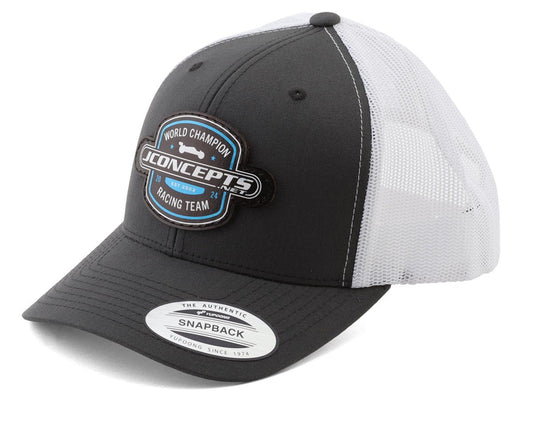JConcepts "2024 Ever" Snapback Round Bill Hat (Gray) (One Size Fits Most) (JCO5156)