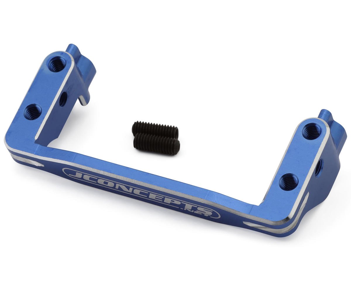 JConcepts RC10B7/B7D One-piece Aluminum Servo Mount Bracket (Blue) (JCO5161-1)