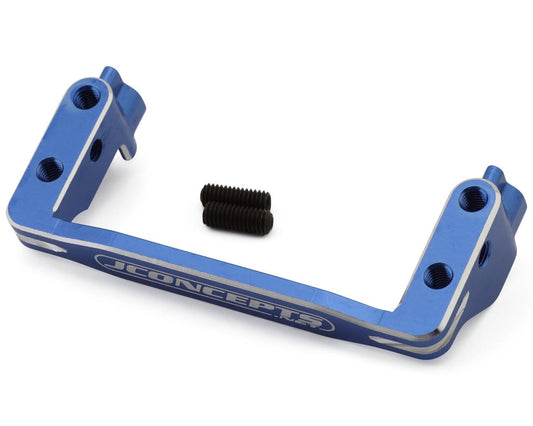 JConcepts RC10B7/B7D One-piece Aluminum Servo Mount Bracket (Blue) (JCO5161-1)