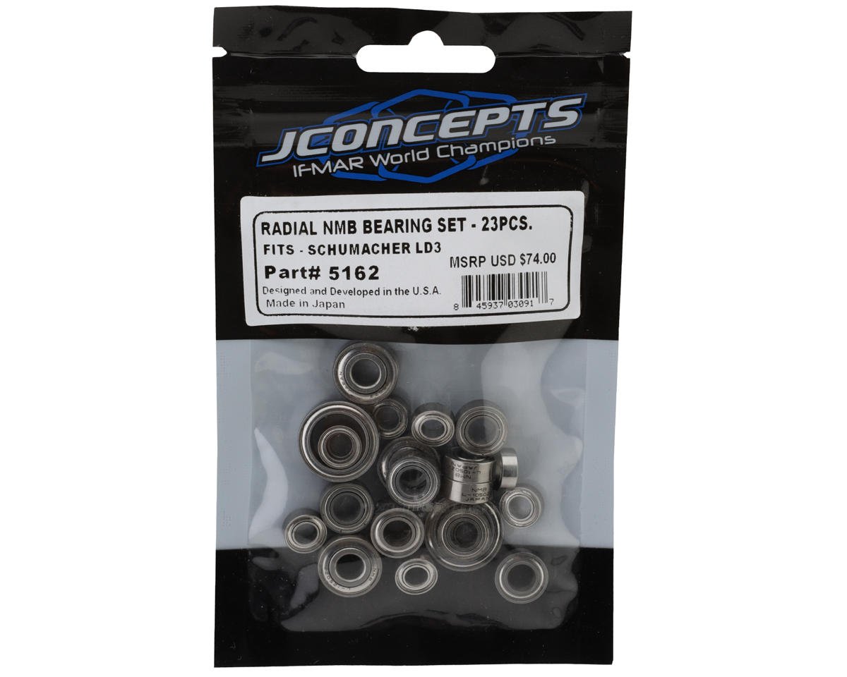JConcepts Schumacher LD3 Radial NMB Ball Bearing Set (23) (JCO5162)