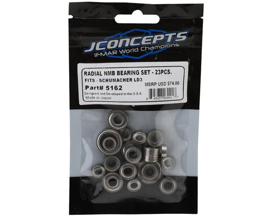 JConcepts Schumacher LD3 Radial NMB Ball Bearing Set (23) (JCO5162)
