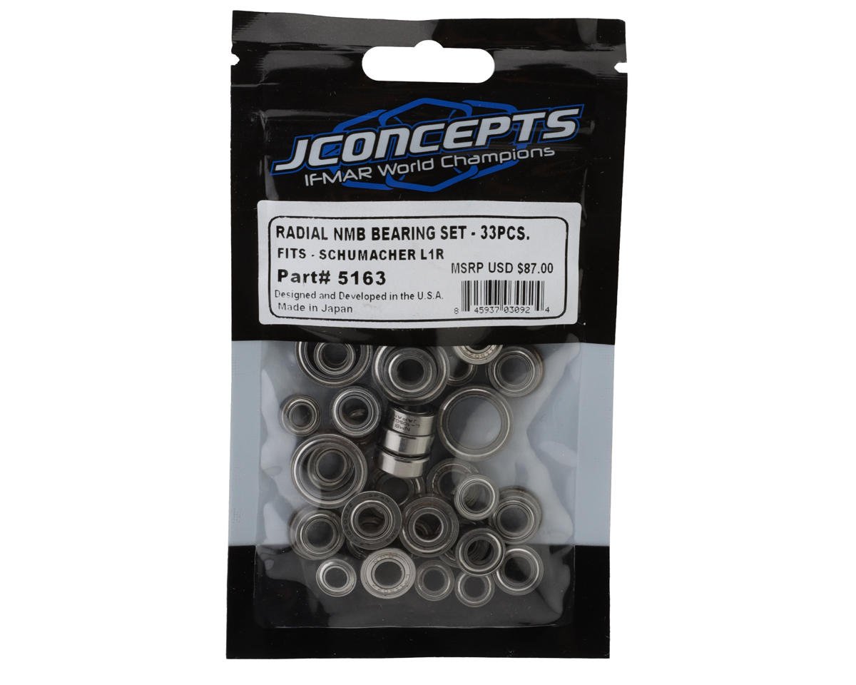 JConcepts Schumacher L1R Radial NMB Ball Bearing Set (33) (JCO5163)