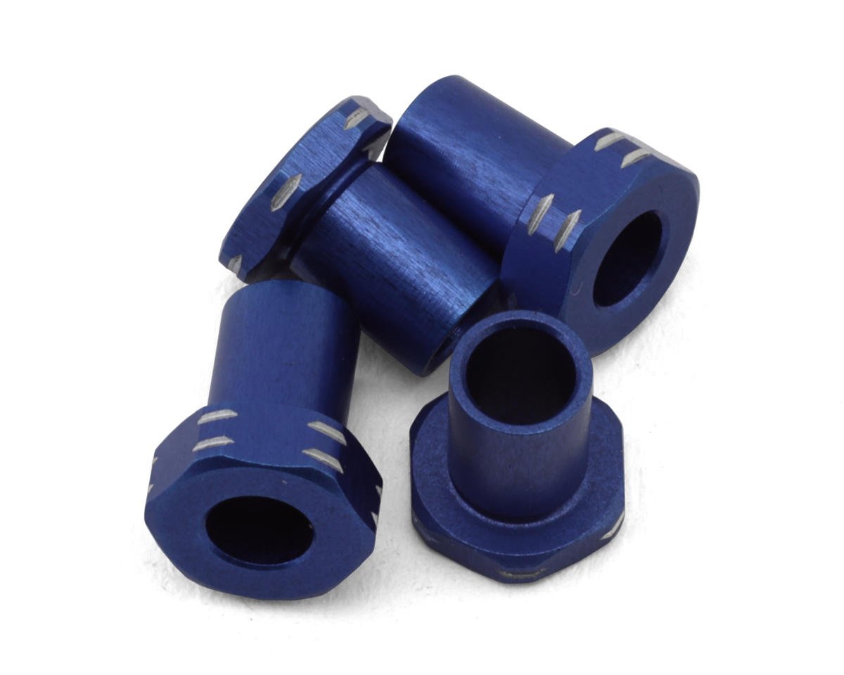 JConcepts RC10B7 Aluminum Caster Hat Bushings (Blue) (4) (JCO5186-1)
