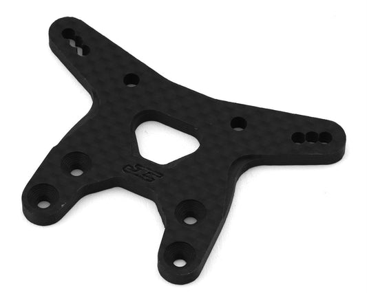 JConcepts Team Associated RC10B7 Carbon Fiber Front Shock Tower (Black) (JCO5187-2)