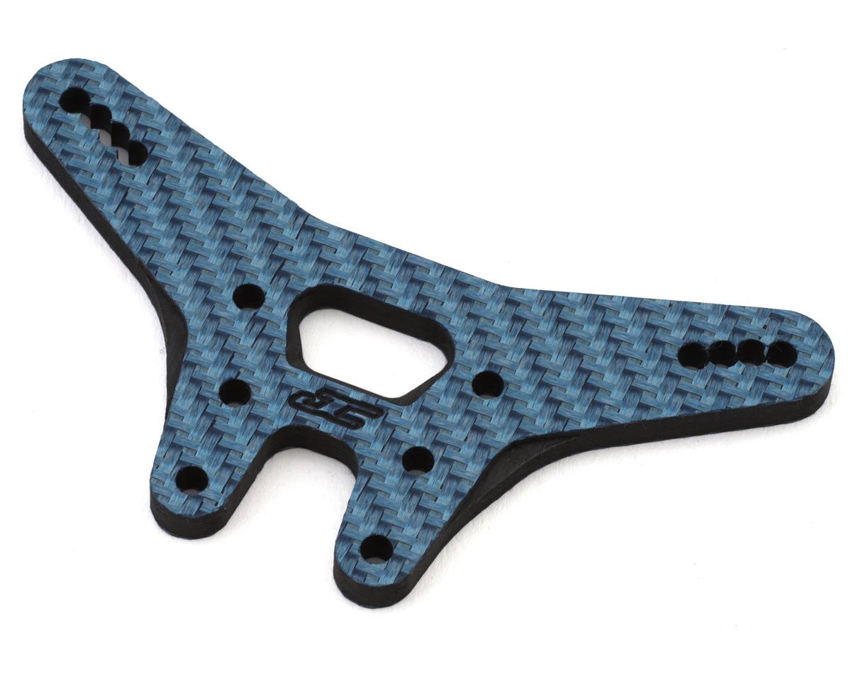 JConcepts RC10B7 Carbon Fiber Rear Shock Tower (Blue) (JCO5199-1)