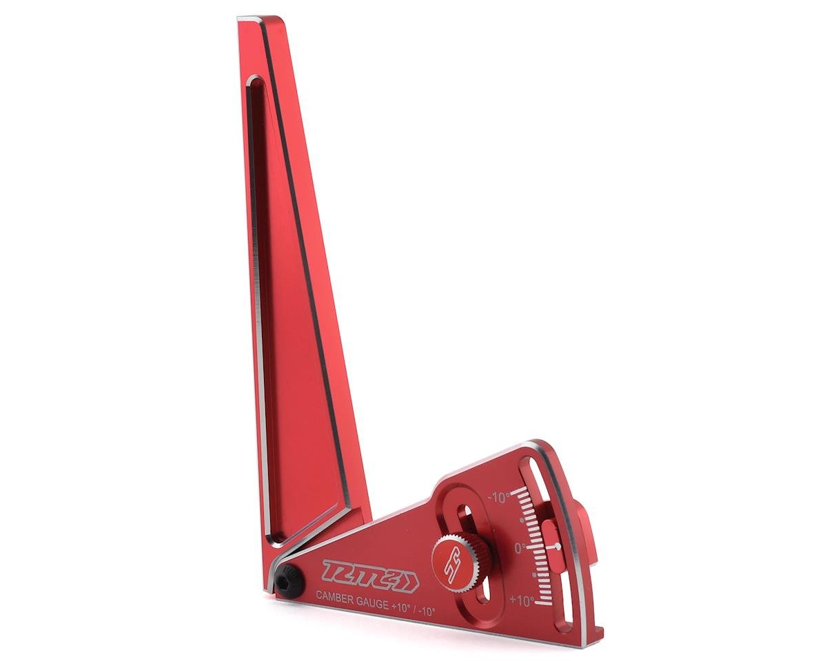 JConcepts Aluminum RM2 1/8 Camber Gauge (120mm) (Red) (JCO8128)