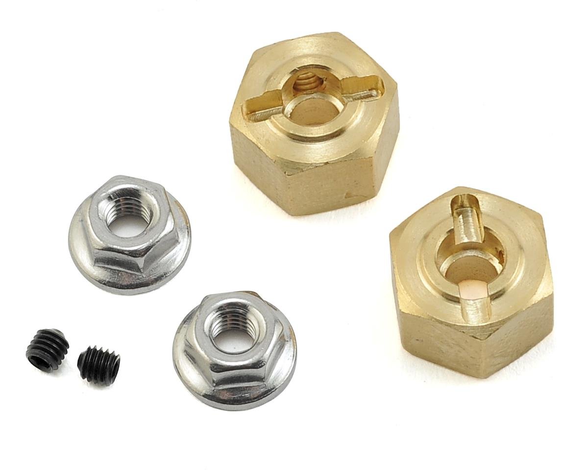 Team KNK 12mm Brass Hex (2) (8mm) (KNK12X8BRA)