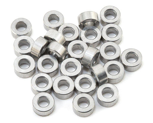 Team KNK 3x3mm Aluminum Spacers (25) (KNK3X3ALSP25)