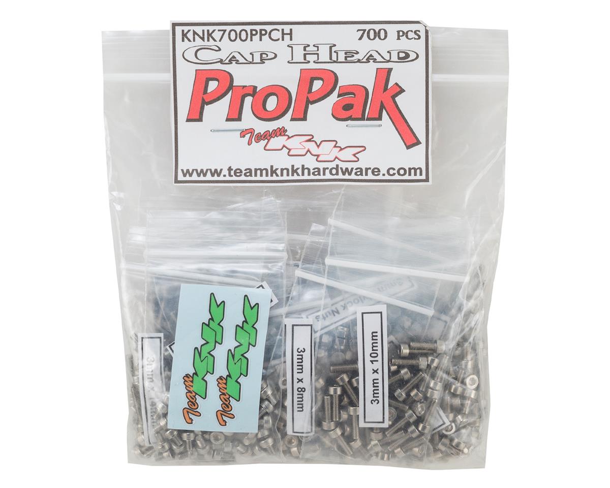 Team KNK Cap Head Pro Pak Stainless Screw Kit (700) (KNK700PPCH)