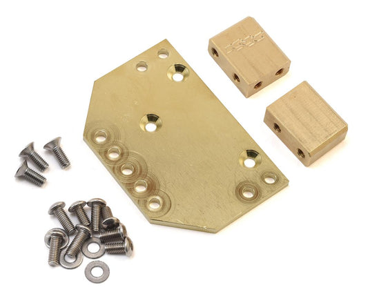 Team KNK Brass Servo Mount Kit w/Upper 4 Link Mount Holes (KNKBSMK02)