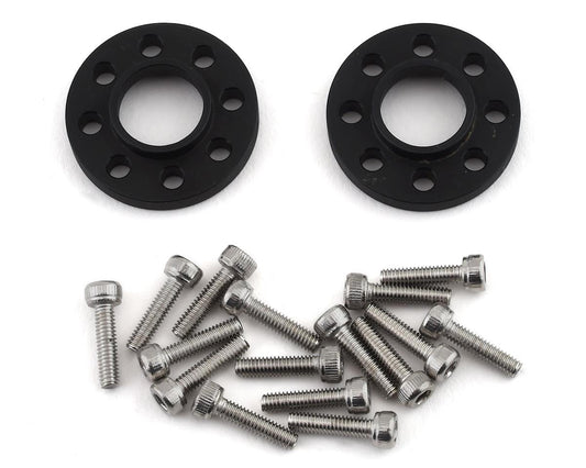 Team KNK 8 Lug KNK Wheel Hub Spacers (Black) (2) (KNKHSP006)