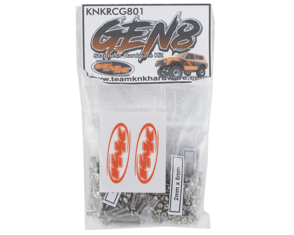 Team KNK Redcat Gen 8 Stainless Hardware Kit (KNKRCG801)