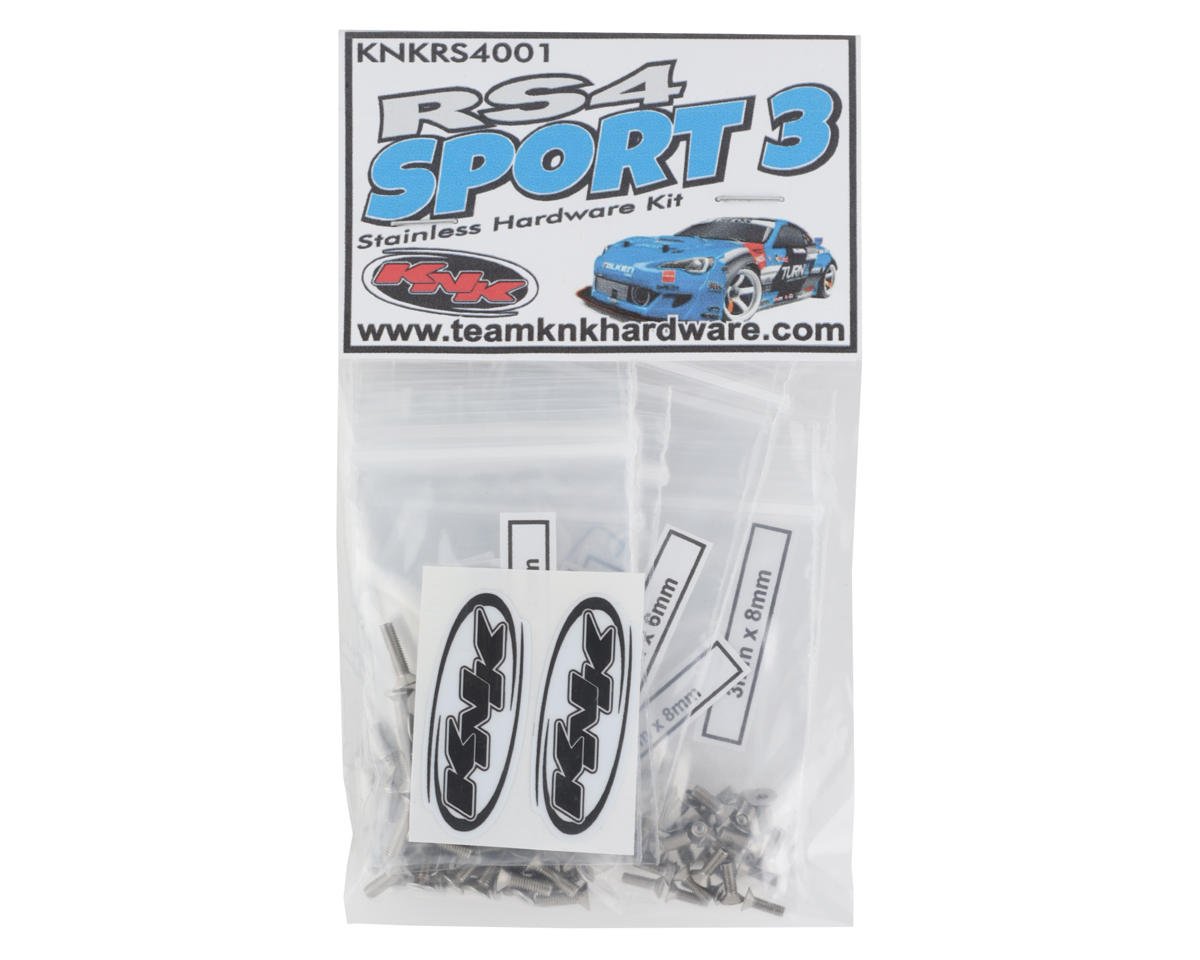 Team KNK HPI RS4 Sport 3 Stainless Hardware Kit (KNKRS4001)