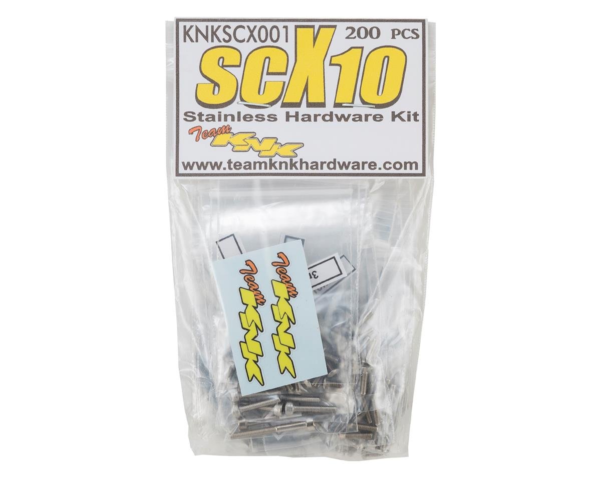 Team KNK Axial SCX10 Stainless Hardware Kit (200) (KNKSCX001)