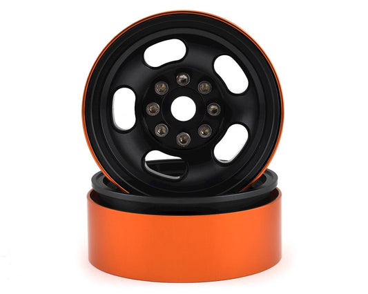 Team KNK 5 Slot 1.9" Aluminum Beadlock Wheel (Black) (2) (KNKW90206)